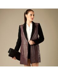 皮革 - 紫色 / 风衣、夹克 / 女装 - 服饰箱包 - 亚马逊